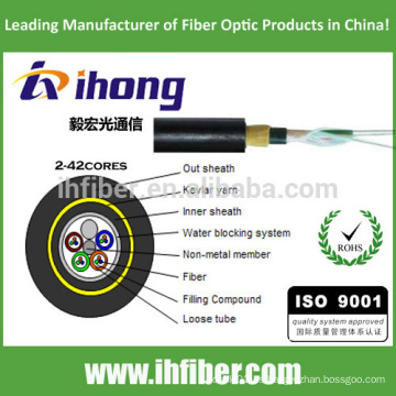 Fibra óptica ADSS Todo-dieléctrico Cable autoportante